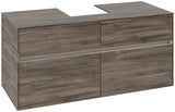 Villeroy & Boch Waschtischunterschrank Collaro 1200 mm Stone Oak mit LED-Beleuchtung