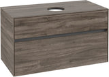 Villeroy & Boch Waschtischunterschrank Collaro Stone Oak 1000 mm mit SoftClosing und Push-Open