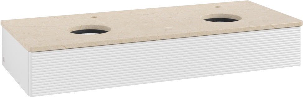 Villeroy & Boch Waschtischunterschrank Antao L13153 1200 mm Glossy White Lacquer mit Auszugsbeleuchtung