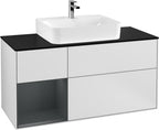 weiß / Mitteldichte Faserplatte (MDF) / F162H G 1200x603x501mm White Matt