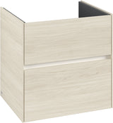 Villeroy & Boch Collaro Waschbeckenunterschrank C143 B0 White Oak 611 mm mit LED-Beleuchtung
