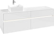Villeroy & Boch Waschtischunterschrank Collaro C050 B0 1600 mm Glossy White mit Beleuchtung