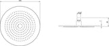 Villeroy & Boch Regenbrause Universal Showers 252 mm rund Chrom mit AirPlus