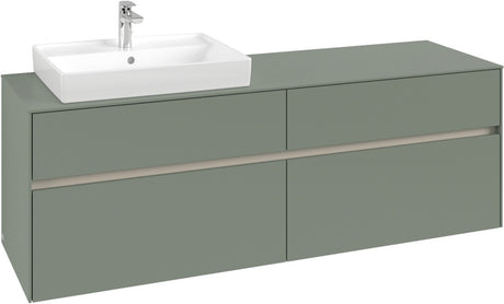Villeroy & Boch Waschtischunterschrank Collaro C022 B0 1600 mm White Oak mit LED-Beleuchtung