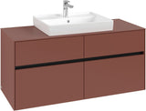 Villeroy & Boch Waschtischunterschrank Collaro C081 1200 mm White Oak mit 4 Auszügen und SoftClosing