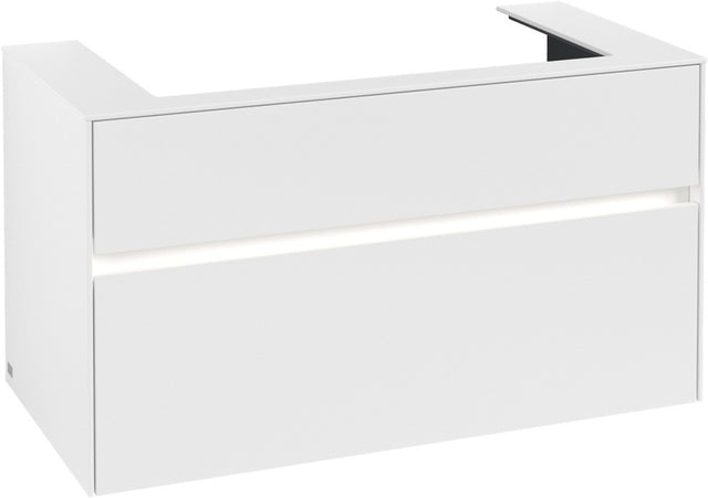 Villeroy & Boch Waschtischunterschrank Collaro C020 B0 1000 mm White Matt mit LED-Beleuchtung