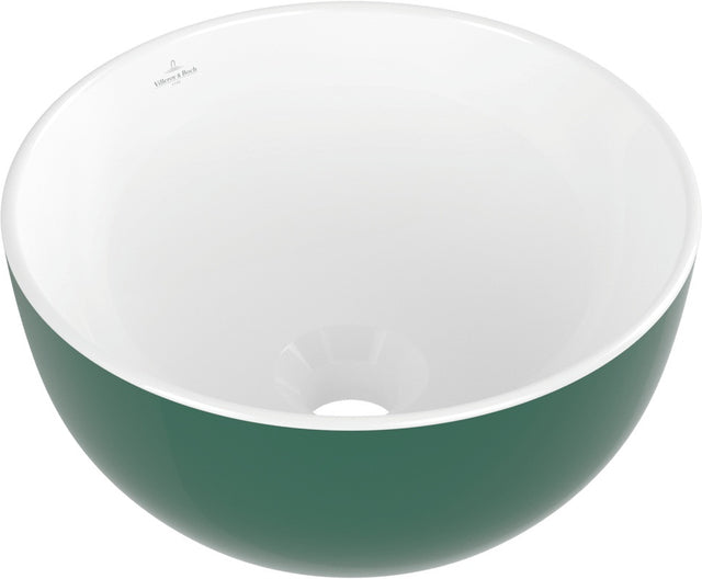 Villeroy & Boch Aufsatzwaschbecken Artis 438932 – Rund, TitanCeram, Forest, 325 mm
