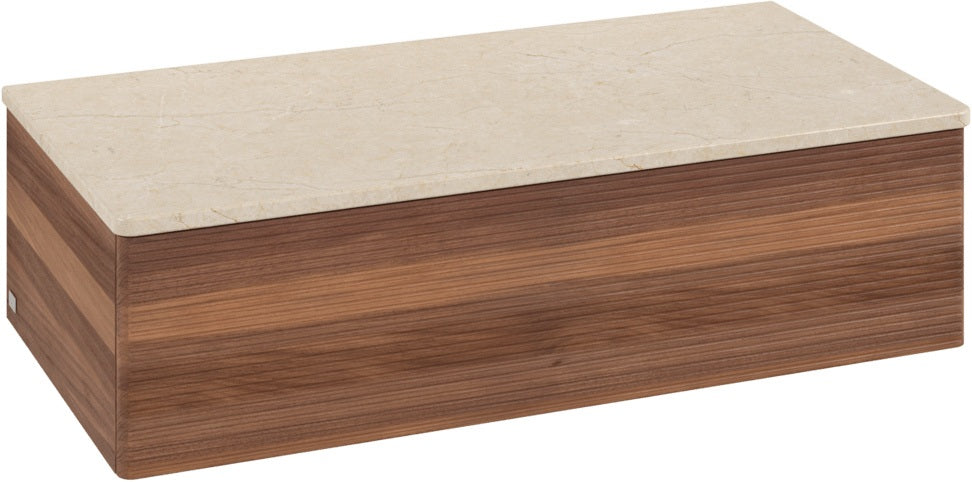 Villeroy & Boch Antao Sideboard K40103 1000 mm Warm Walnut mit Auszug und LED-Beleuchtung