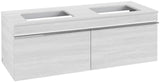 Villeroy & Boch Venticello Waschtischunterschrank 1257 mm Glossy White für 2 Waschbecken