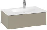 Villeroy & Boch Antao Waschtischunterschrank 788 mm mit LED-Auszugsbeleuchtung, Stone Grey Matt