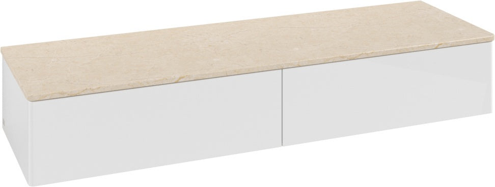 Villeroy & Boch Antao Sideboard 1600 mm Glossy White Lacquer mit LED-Auszugsbeleuchtung