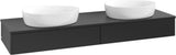 Villeroy & Boch Waschtischunterschrank Antao 1600 mm Anthrazit Matt Lack mit LED-Beleuchtung