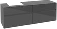 Villeroy & Boch Waschtischunterschrank Collaro C078 Glossy Grey 1600 mm mit 4 Auszügen