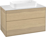 Villeroy & Boch Finion Waschtischunterschrank 1000 mm Glossy White Lack mit SoftClosing