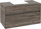 Villeroy & Boch Waschtischunterschrank Collaro C016 Stone Oak 1000 mm mit 2 Auszügen und SoftClosing