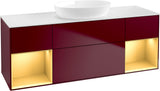 Villeroy & Boch Finion Waschtischunterschrank GD01GF 1600 mm Glossy White Lacquer mit Beleuchtung