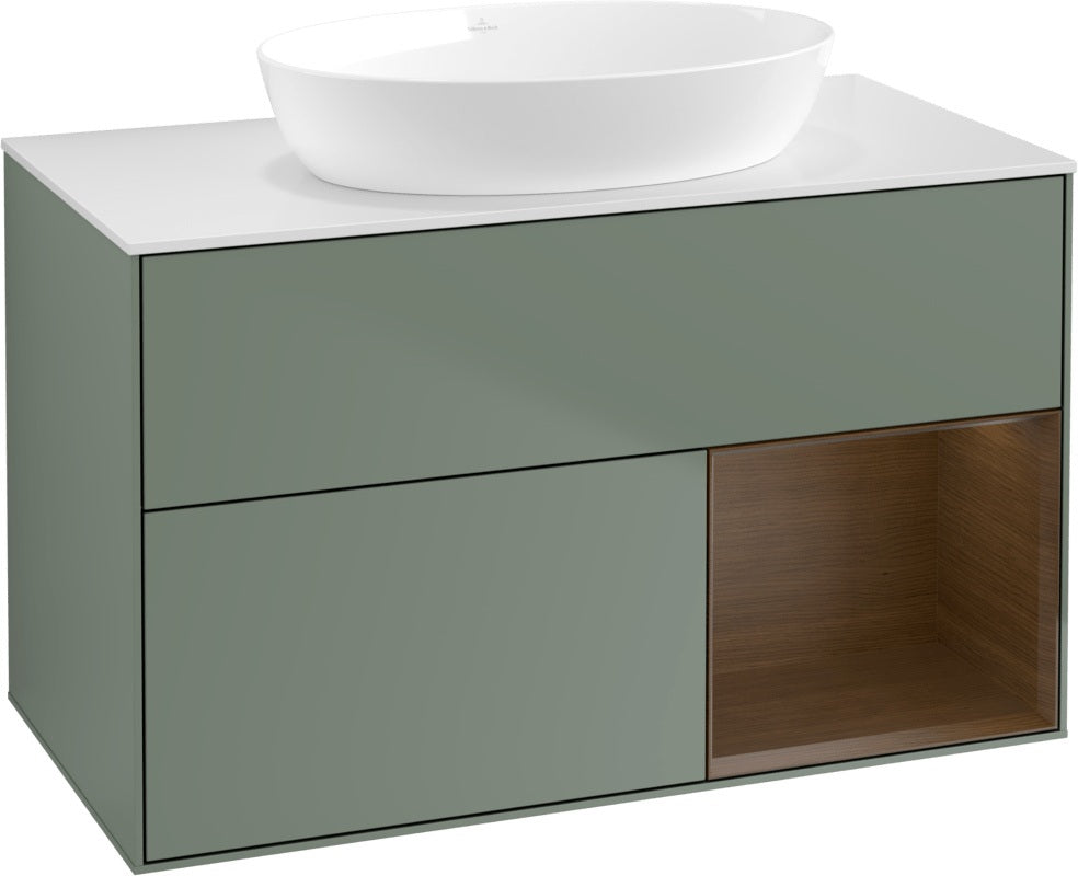 Villeroy & Boch Finion Waschtischunterschrank FA21GFGF 1000 mm Glossy White Lacquer