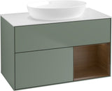 Villeroy & Boch Finion Waschtischunterschrank FA21GFGF 1000 mm Glossy White Lacquer