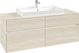 Villeroy & Boch Waschtischunterschrank Collaro C088 1400 mm White Oak, 4 Auszüge, SoftClosing