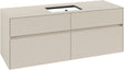 Villeroy & Boch Waschbeckenunterschrank Collaro C116 B0 1400 mm Cashmere Grey mit Beleuchtung