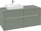 Villeroy & Boch Waschtischunterschrank Collaro C071 B0 1200 mm White Oak mit Beleuchtung