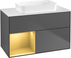 anthrazit / Mitteldichte Faserplatte (MDF) / F651H F