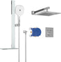 Villeroy & Boch Duschsystem Universal Taps & Fittings rund chrom mit Thermostat