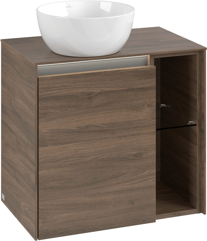 Villeroy & Boch Waschbeckenunterschrank Collaro C151 B0 600x548x380mm White Oak mit Beleuchtung
