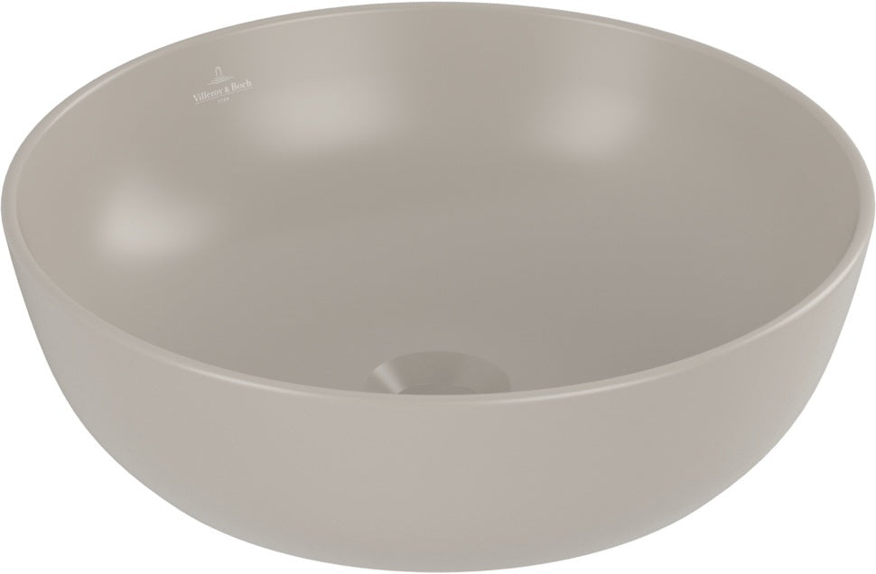 Villeroy & Boch Aufsatzwaschbecken Artis 430 mm rund Almond CeramicPlus