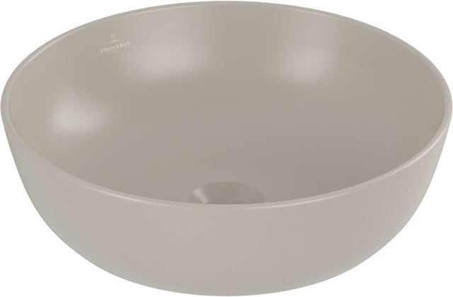 Villeroy & Boch Aufsatzwaschbecken Artis 430 mm rund Almond CeramicPlus