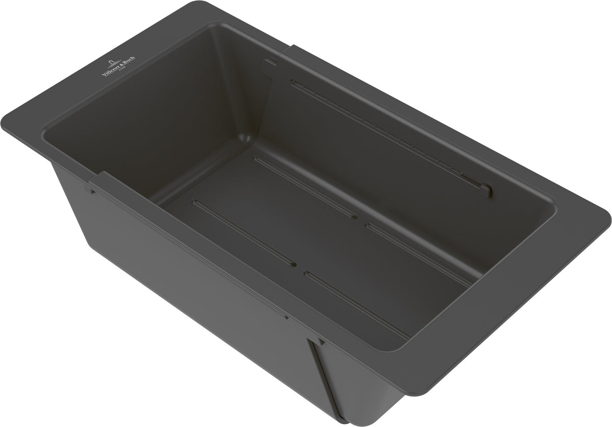 Villeroy & Boch Einhängeschale eckig Edelstahl 415 mm Zubehör für Küchenspülen
