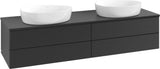 Villeroy & Boch Antao Waschbeckenunterschrank 1600 mm Anthrazit Matt Lackiert mit 4 Auszügen