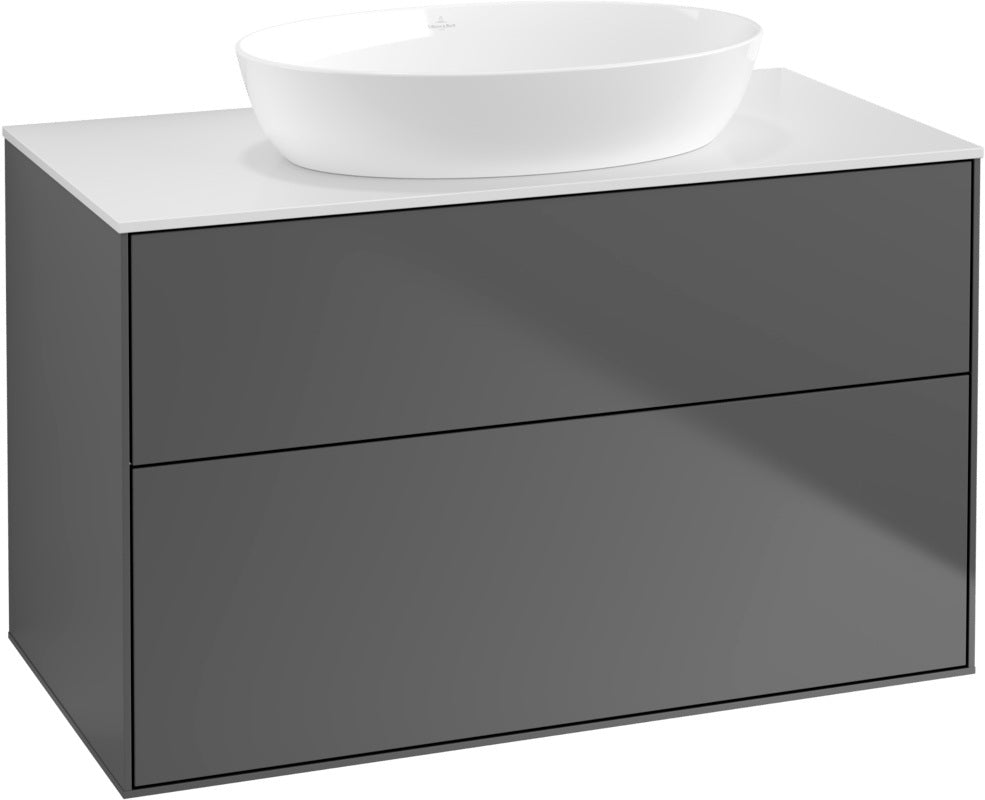 Villeroy & Boch Finion Waschtischunterschrank FA0200 1000 mm Glossy White Lacquer