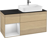 Villeroy & Boch Finion Waschbeckenunterschrank 1200 mm Glossy White Lacquer mit Beleuchtung