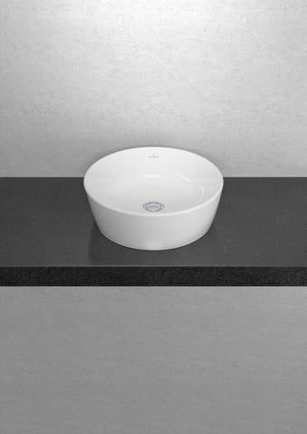 Villeroy & Boch Aufsatzwaschbecken Architectura 450 mm rund Weiß Alpin ohne Überlauf