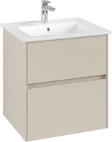 Villeroy & Boch Waschbeckenunterschrank Collaro C142 White Oak 561 mm mit SoftClosing