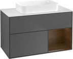 anthrazit / Mitteldichte Faserplatte (MDF) / F661G N