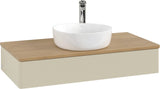 Villeroy & Boch Waschbeckenunterschrank Antao 1000 mm Anthrazit Matt Lack mit Beleuchtung