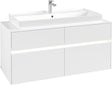 Villeroy & Boch Waschtischunterschrank Collaro C091 B0 1200 mm White Matt mit Beleuchtung