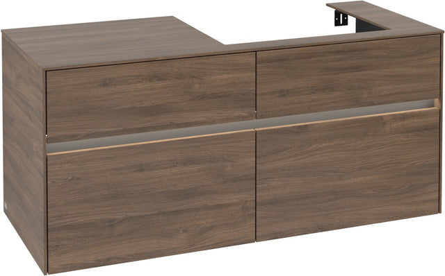 Villeroy & Boch Waschtischunterschrank Collaro C083 B0 1200 mm Arizona Oak mit Beleuchtung