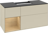 Villeroy & Boch Finion Waschbeckenunterschrank 1200 mm Glossy White mit Beleuchtung