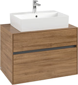Villeroy & Boch Waschtischunterschrank Collaro C12400 Kansas Oak 800 mm mit SoftClosing