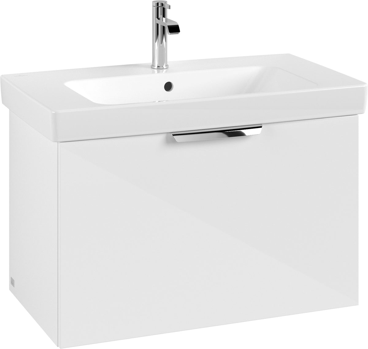 Villeroy & Boch LineUp Badezimmerset 1000 mm mit Spiegel Arizona Oak – Waschbecken, Unterschrank & Spiegel