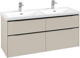 Villeroy & Boch Subway 3.0 Waschtischunterschrank 1272 mm Brilliant White mit 4 Auszügen
