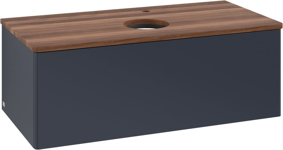 Villeroy & Boch Waschtischunterschrank Antao L31050 1000 mm Anthrazit Matt Lack mit LED-Beleuchtung