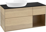 Villeroy & Boch Finion Waschtischunterschrank 1200 mm Glossy White Lacquer mit LED-Beleuchtung