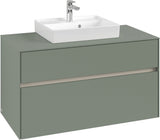 Villeroy & Boch Waschtischunterschrank Collaro C016 B0 1000 mm White Oak mit LED-Beleuchtung