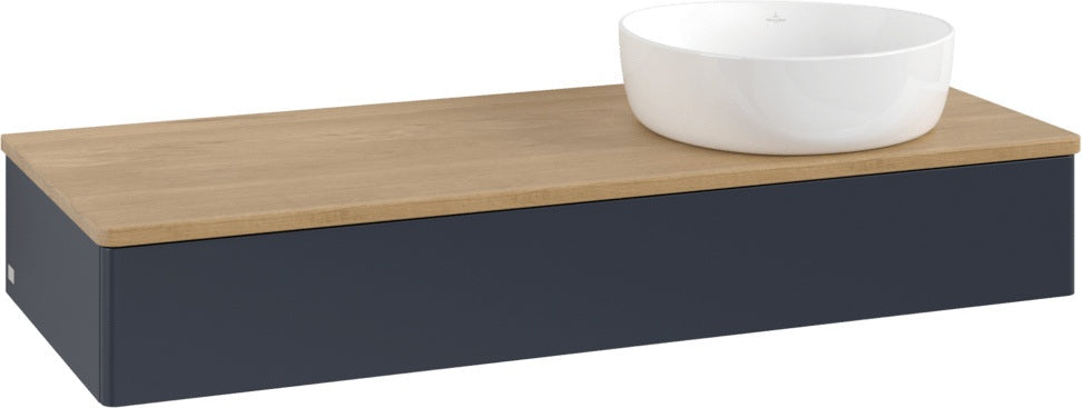 Villeroy & Boch Waschtischunterschrank Antao 1200 mm Anthrazit Matt mit LED-Auszugsbeleuchtung