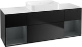 Villeroy & Boch Finion Waschtischunterschrank 1600 mm Glossy White Lacquer mit Beleuchtung