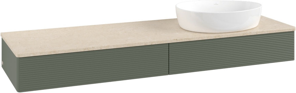 Villeroy & Boch Antao Waschbeckenunterschrank 1600 mm Anthracite Matt Lacquer